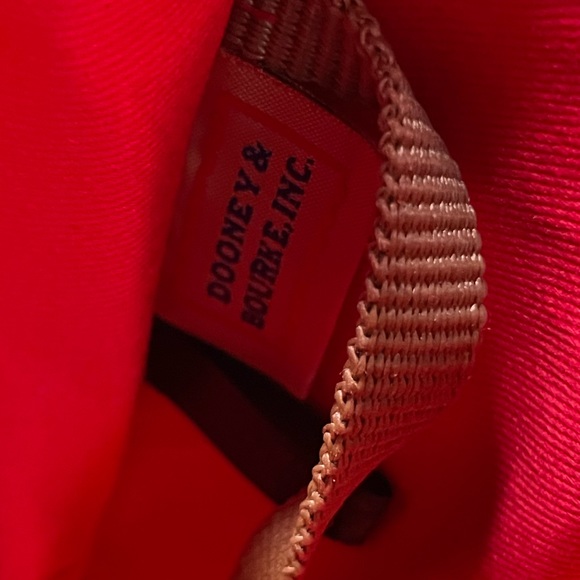 DOONEY & BOURKE ZIP ZIP SNAKE EMBOSSED LEATHER SATCHEL. GRAY/BROWN. BRAND NEW. - Picture 7 of 9